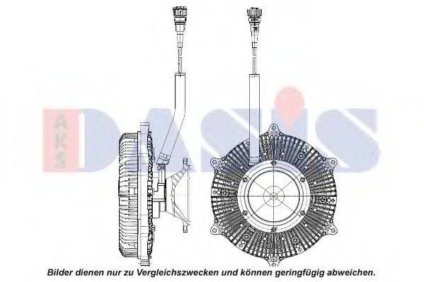 AKS DASIS 138085N Зчеплення, вентилятор радіатора