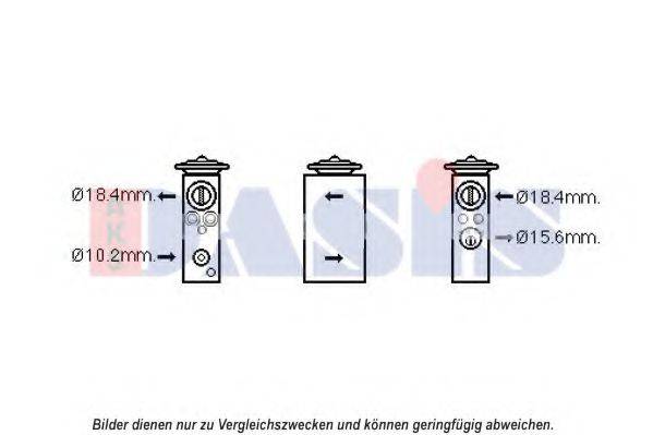 AKS DASIS 840236N Розширювальний клапан, кондиціонер