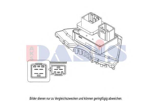 AKS DASIS 700069N Регулятор, вентилятор салону