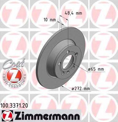 ZIMMERMANN 100337120 гальмівний диск