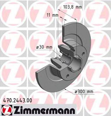 ZIMMERMANN 470244300 гальмівний диск