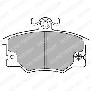 DELPHI LP275 Комплект гальмівних колодок, дискове гальмо
