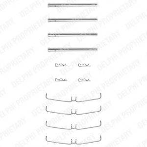 DELPHI LX0030 Комплектуючі, колодки дискового гальма
