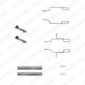 DELPHI LX0219 Комплектуючі, колодки дискового гальма