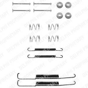 DELPHI LY1003 Комплектуючі, гальмівна колодка