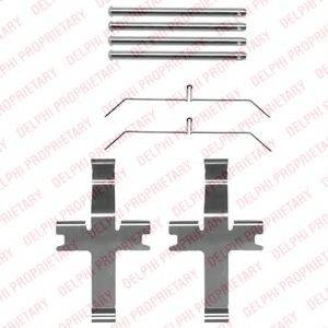 DELPHI LX0495 Комплектуючі, колодки дискового гальма