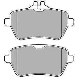 DELPHI LP2659 Комплект гальмівних колодок, дискове гальмо