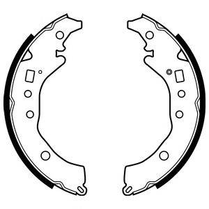 DELPHI LS2079 Комплект гальмівних колодок
