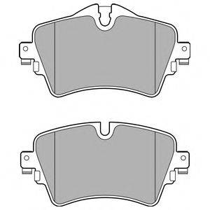 DELPHI LP2717 Комплект гальмівних колодок, дискове гальмо