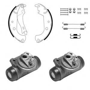DELPHI 1070 Комплект гальмівних колодок