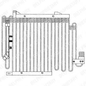 DELPHI TSP0225170 Конденсатор, кондиціонер