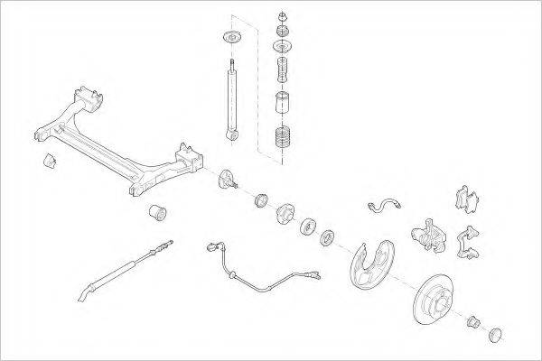 DELPHI VW05279R Підвіска колеса