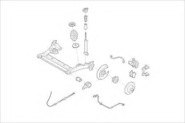 DELPHI VW05730R Підвіска колеса