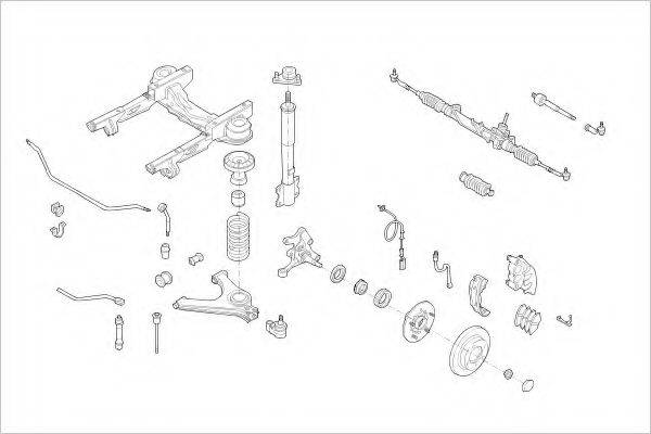 DELPHI FORD08762F Підвіска колеса