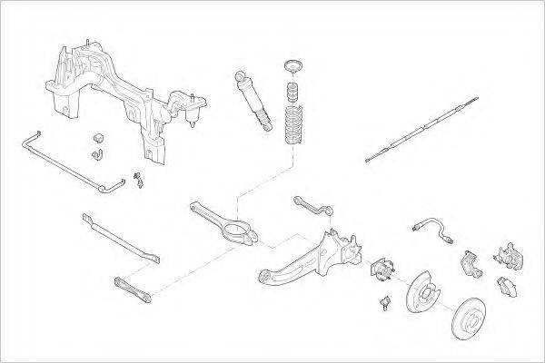 DELPHI FORD15483R Підвіска колеса