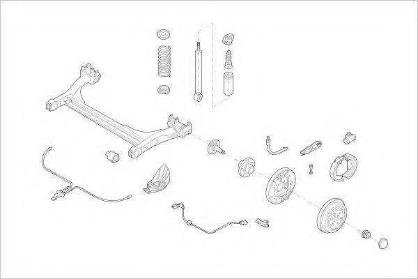 DELPHI SKOD15503R Підвіска колеса