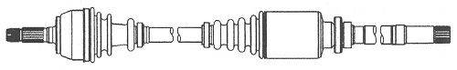 FARCOM 122583 Приводний вал