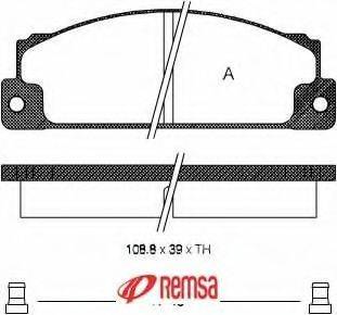 METZGER 1170695 Комплект гальмівних колодок, дискове гальмо