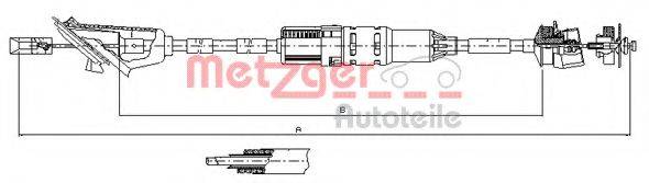 METZGER 113215 Трос, управління зчепленням