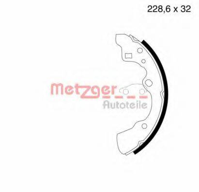 METZGER MG525 Комплект гальмівних колодок