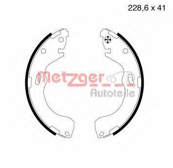 METZGER MG732 Комплект гальмівних колодок