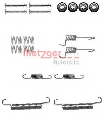 METZGER 1050894 Комплектуючі, гальмівна колодка