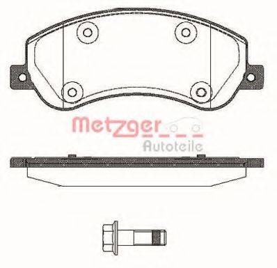 METZGER 1170774 Комплект гальмівних колодок, дискове гальмо