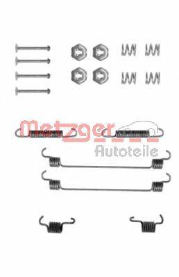 METZGER 1050657 Комплектуючі, гальмівна колодка