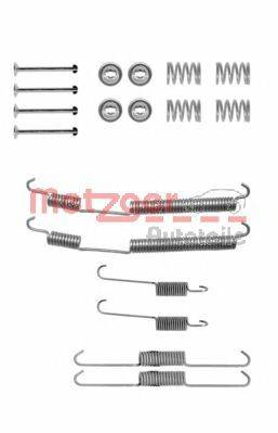 METZGER 1050753 Комплектуючі, гальмівна колодка