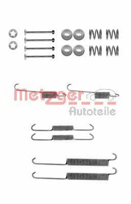 METZGER 1050754 Комплектуючі, гальмівна колодка