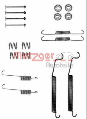 METZGER 1050830 Комплектуючі, гальмівна колодка