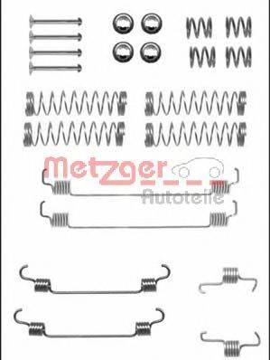 METZGER 1050835 Комплектуючі, гальмівна колодка