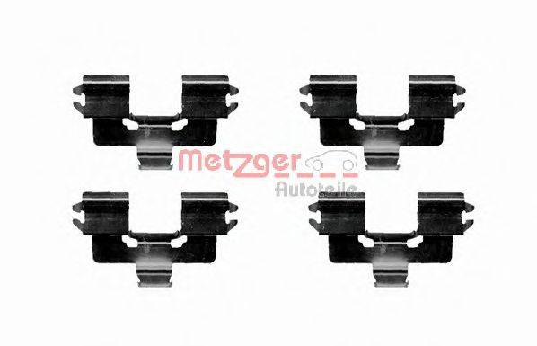 METZGER 1091666 Комплектуючі, колодки дискового гальма