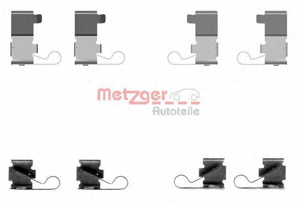 METZGER 1091699 Комплектуючі, колодки дискового гальма