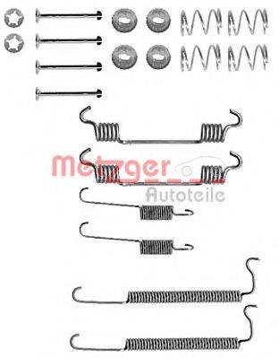 METZGER 1050849 Комплектуючі, гальмівна колодка