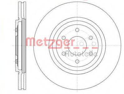 METZGER 6110543 гальмівний диск