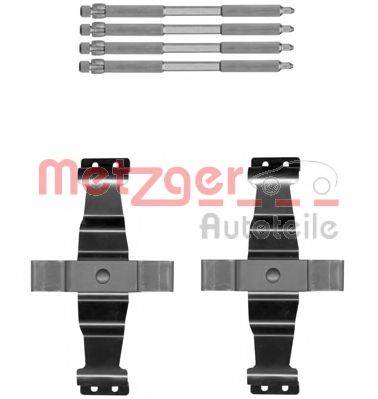 METZGER 1091886 Комплектуючі, колодки дискового гальма