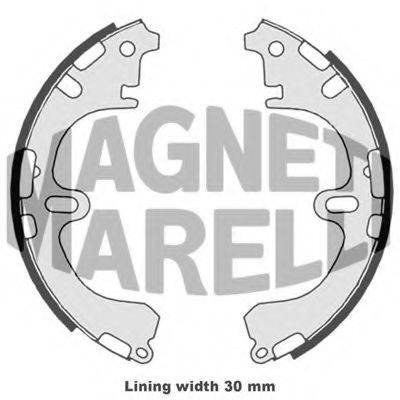 MAGNETI MARELLI 360219198317 Гальмівні колодки