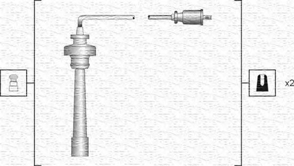 MAGNETI MARELLI 941318111191 Комплект дротів запалювання