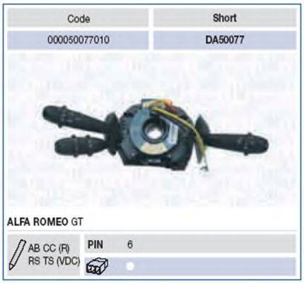 MAGNETI MARELLI 000050077010 Вимикач на колонці кермового керування