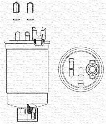 MAGNETI MARELLI 213908565000 Паливний фільтр