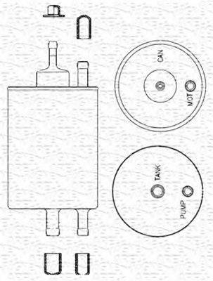 MAGNETI MARELLI 213908204000 Паливний фільтр