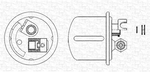 MAGNETI MARELLI 213908706100 Паливний фільтр