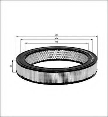 MAGNETI MARELLI 154076523080 Повітряний фільтр