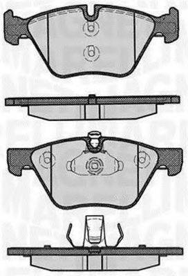 MAGNETI MARELLI 363916060156 Комплект гальмівних колодок, дискове гальмо