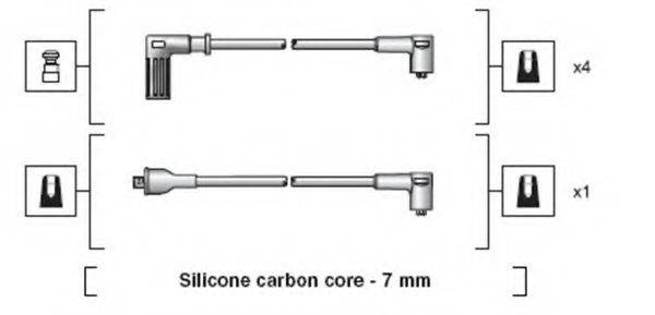 MAGNETI MARELLI 941318111113 Комплект дротів запалювання