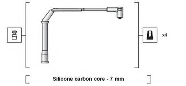 MAGNETI MARELLI 941318111220 Комплект дротів запалювання