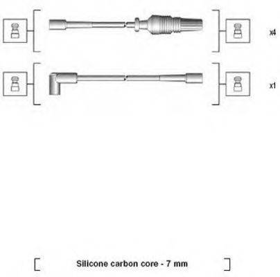 MAGNETI MARELLI 941085160568 Комплект дротів запалювання