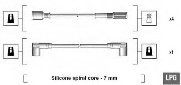 MAGNETI MARELLI 941105140638 Комплект дротів запалювання