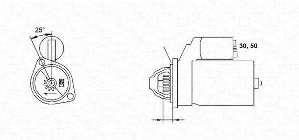 MAGNETI MARELLI 943241158010 Стартер